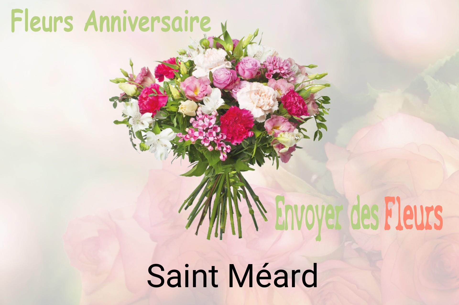Bouquet de fleurs d’anniversaire livré à Saint-Méard