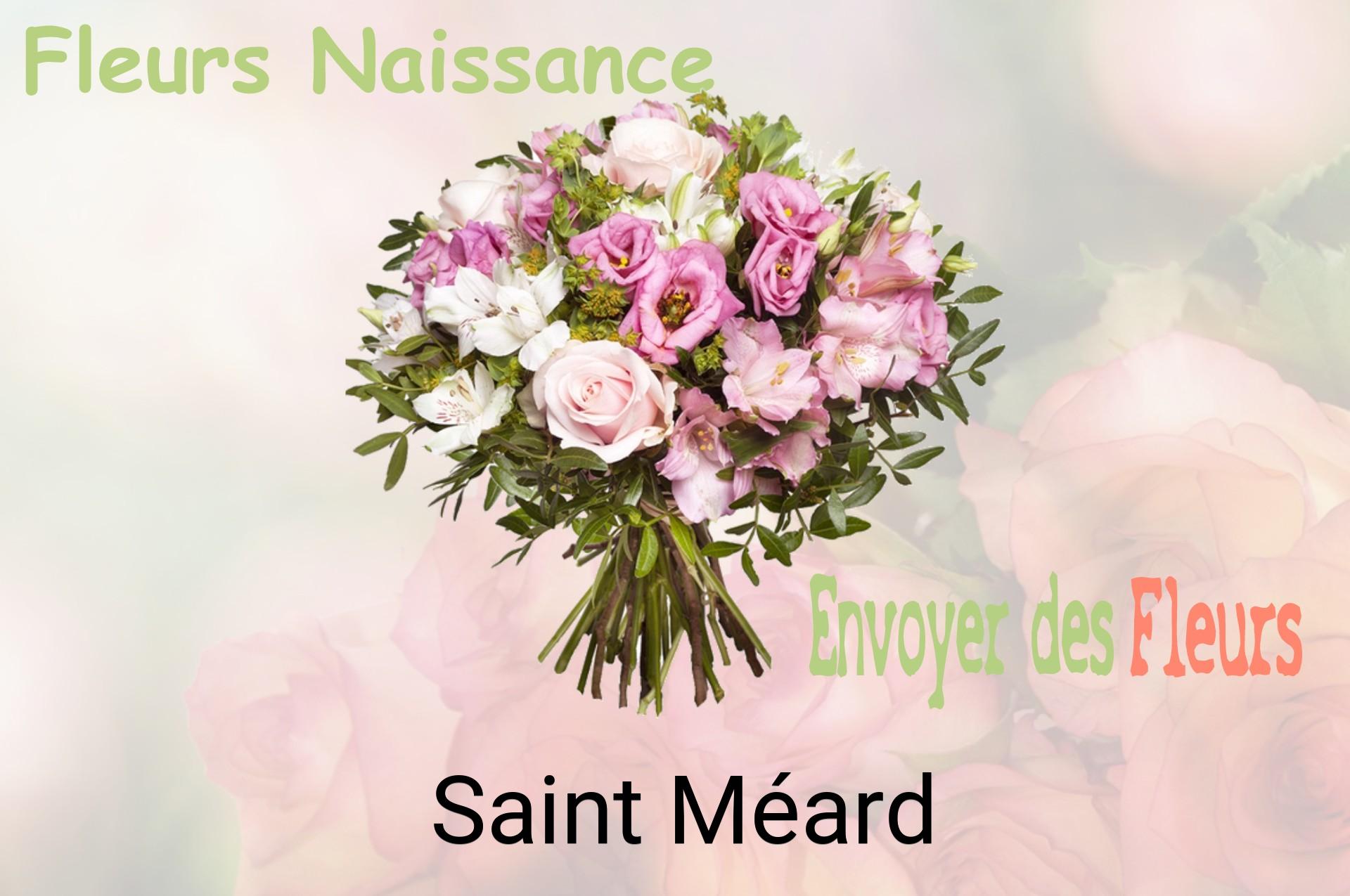 Bouquet de fleurs de naissance livré à Saint-Méard